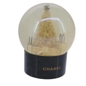 Chanel Christmas Tree Shopper Snow Globe